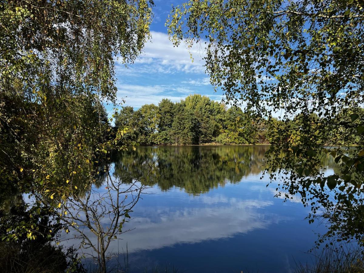 Ferienwohnung Am See Dillich - Ruhige Lage - Eigener Garten - Direkt Neben Einem Natursee Borken  Εξωτερικό φωτογραφία